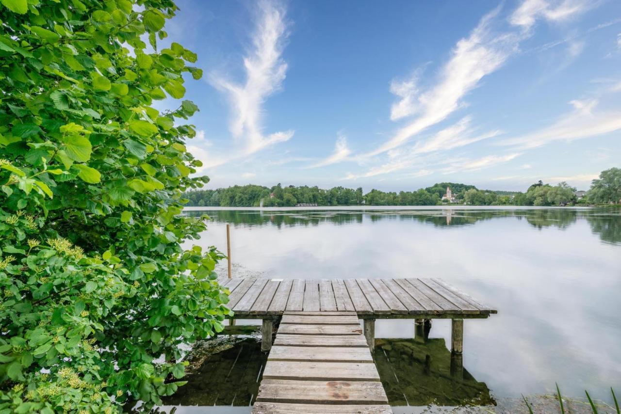 Sopherl Am See - Fruehstueck Auf Der Seeterrasse, Sehr Ruhig Und Wunderschoen Am See, 3 Minuten Nach Oberpfaffenhofen, Viele Radtouren, Restaurants & Cafes In Der Umgebung Weßling المظهر الخارجي الصورة